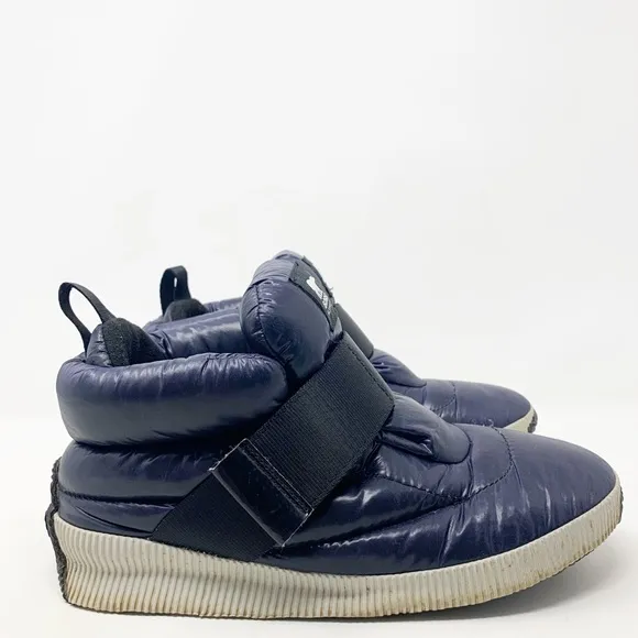SOREL Out N About Puffy NL3401 Navy Blue Snow Boots Women’s Size 9.5
