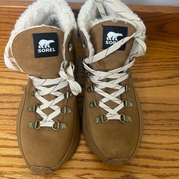 Sorel Out N About Women Size 7.5 NL4434-224 Brown Boot Hiking