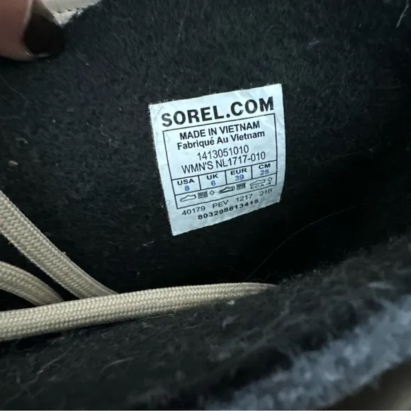 SOREL PREMIUM 1964 CVS SHELL BOOT Size 8 Waterproof