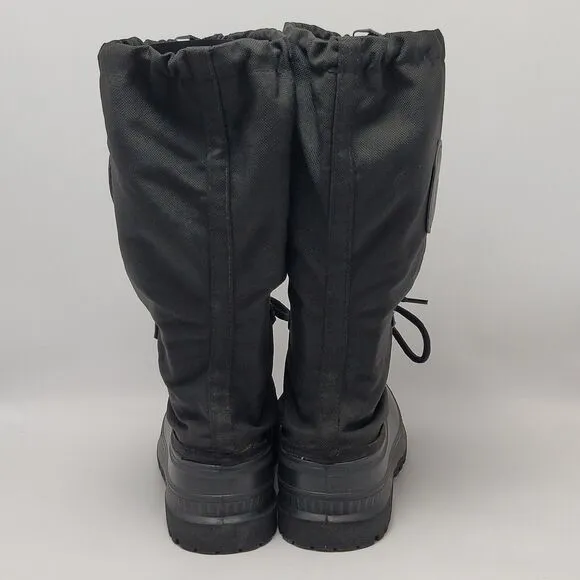 Sorel Snow Bear Insulated Steel Shank Heavy Duty Duck Winter Boots Black Size 7