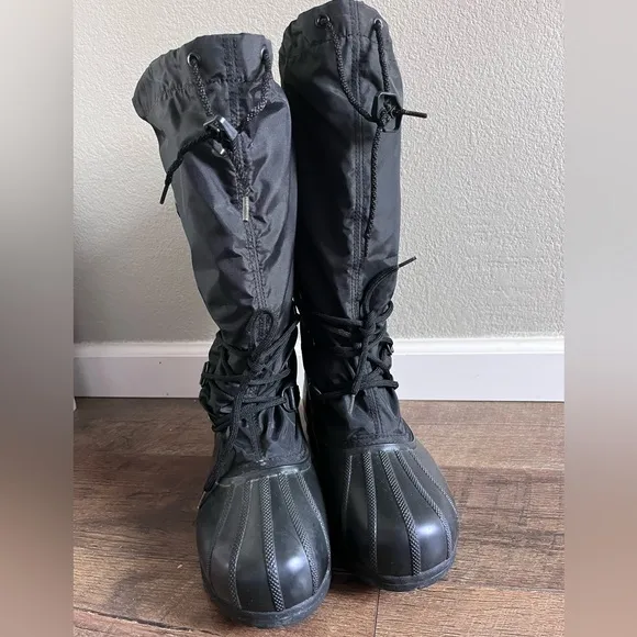 SOREL SnowLion 2 Boots Insulated Waterproof Felt Removable Liner Size 11 Black