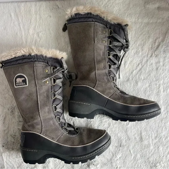 Sorel Tivoli III High Winter Boot - Women's, Quarry, Cloud Size7