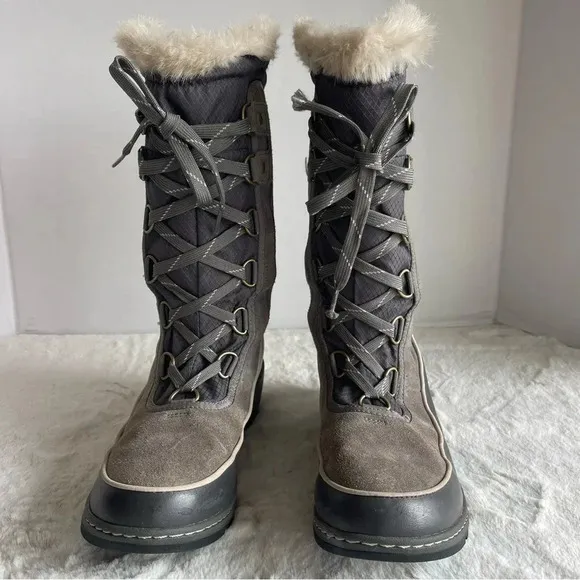 Sorel Tivoli III High Winter Boot - Women's, Quarry, Cloud Size7