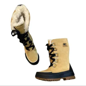 Sorel Tivoli IV Tall Faux Fur OutDry Waterproofe Suede Boots Size 6