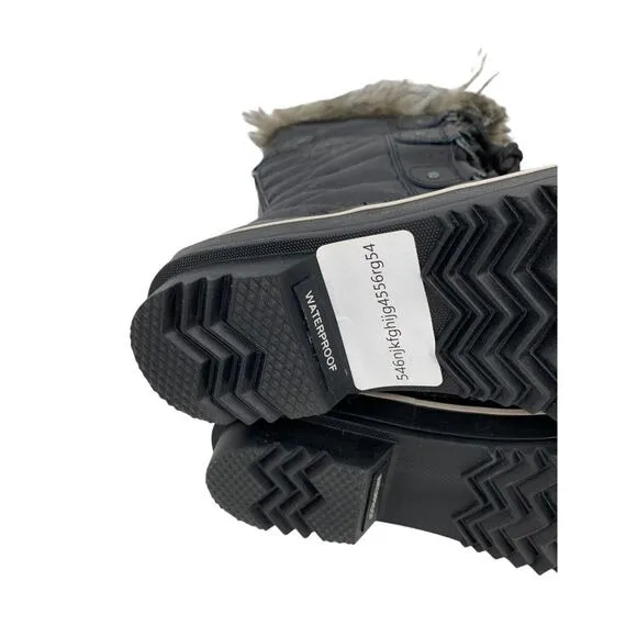 Sorel Tofino II Faux Fur Lined Waterproof Boots size 6.5 Black
