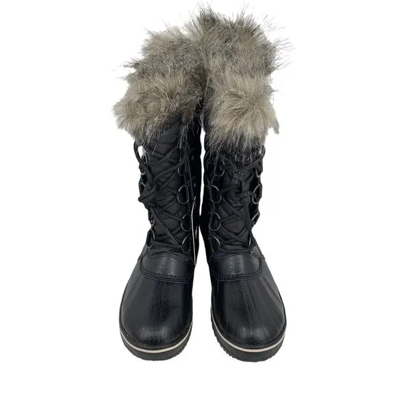 Sorel Tofino II Faux Fur Lined Waterproof Boots size 6.5 Black