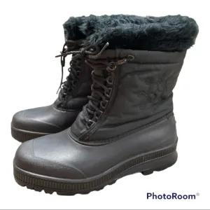 Sorel Winter Waterproof Snow Boots Black women size 8