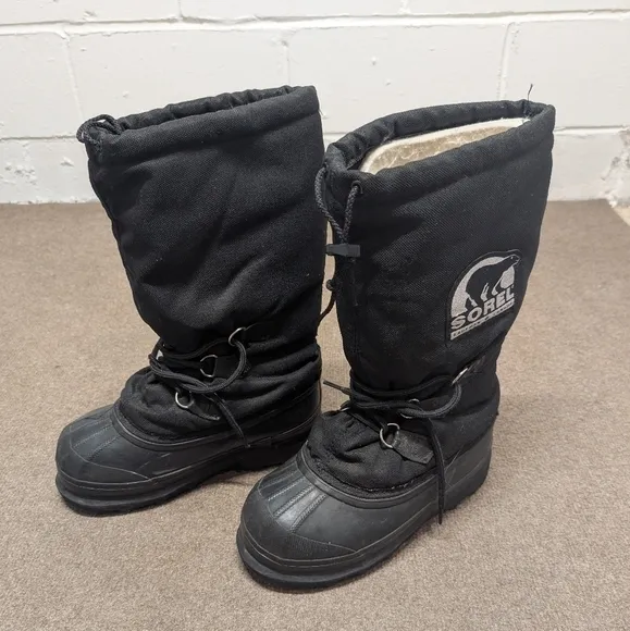 SOREL (Women's 6) Kaufman Canada Black Winter Boots