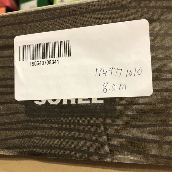 Sorel Women's Caribou Slim Black Winter Boots, Size 8.5 M.