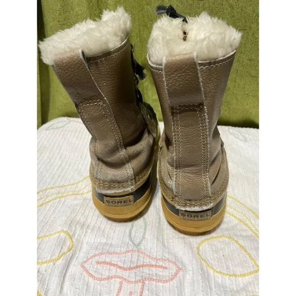 Sorel Womens Caribou Waterproof Boots Insulated Size 8