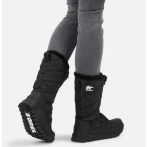 Sorel Women's NL3823-010 Size 8 Black Waterproof Lace Up Boots