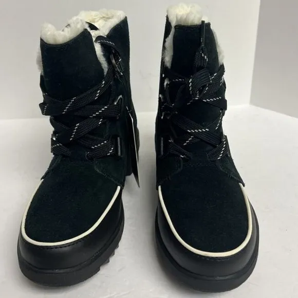 Sorel Women's Tivoli IV, Black Waterproof Winter Boots, Size 8 M