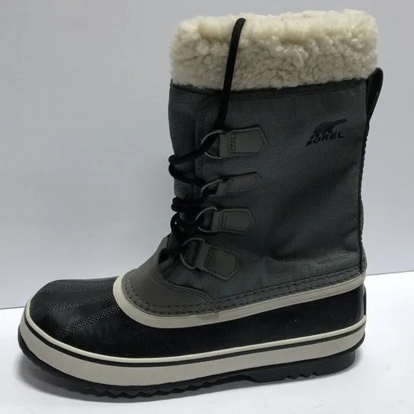 Sorel Women's Winter Carnival, Gray Winter Boots, Size 9M