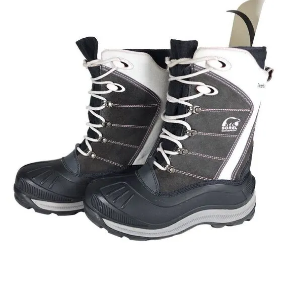 SOREL Women's AlphaTrac Pulley Lace US 8 Waterproof Insulated Winter Snow Boots