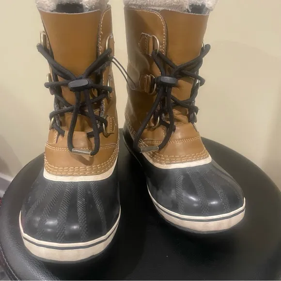 Sorel Youth Yoot Pac TP Insulated Waterproof Mesquite Winter Boots Size 5 Youth