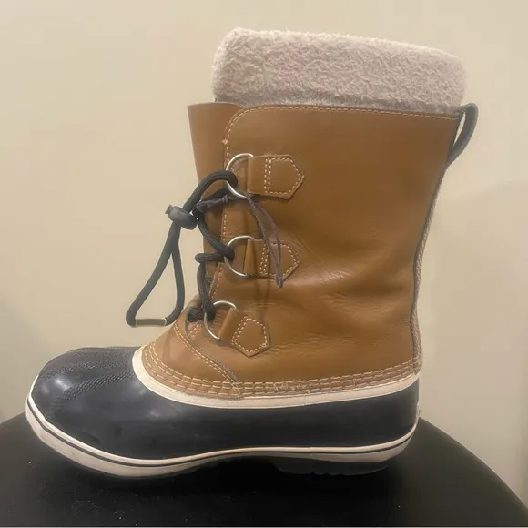 Sorel Youth Yoot Pac TP Insulated Waterproof Mesquite Winter Boots Size 5 Youth