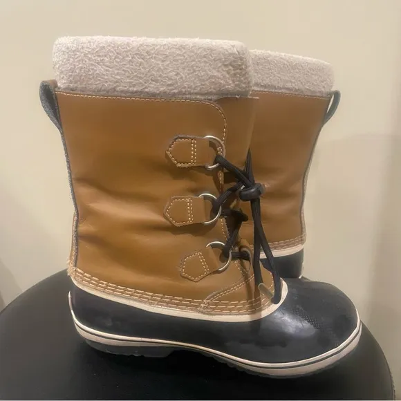 Sorel Youth Yoot Pac TP Insulated Waterproof Mesquite Winter Boots Size 5 Youth