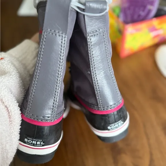 Sorel YT Yoot Pac Nylon Snow boot youth size us4