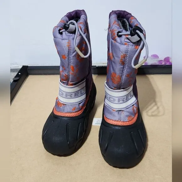 Sorel Purple Floral Winter Boots