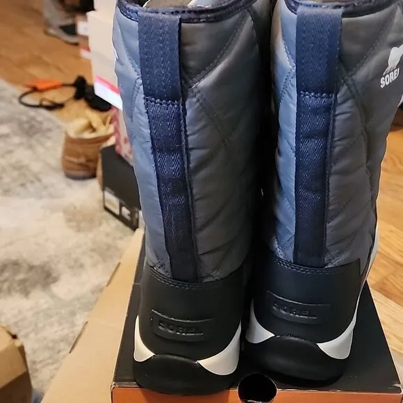 Sorel Quilted Black and gray NWT Winter Boots size 9.5