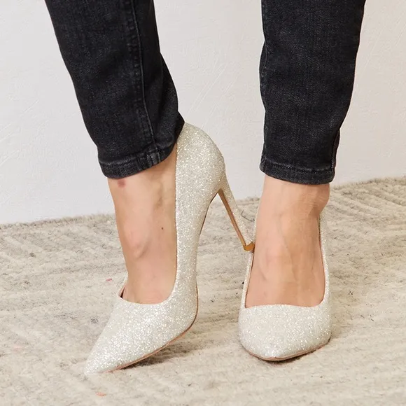Sparkly Sleek High Heels