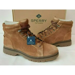 Sperry Boots Leather Suede Mens 7 Tan Watertown LTT Outdoor‎ Water-resistant NEW