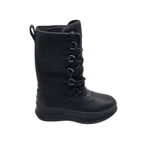 Sperry Kittery Boots Womens Size 8M Black Leather Wool Lined
