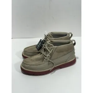 Sperry Men Authentic Plushwave Birch Lug Chukka Boots STS24469 Tan Beige Sz 9.5