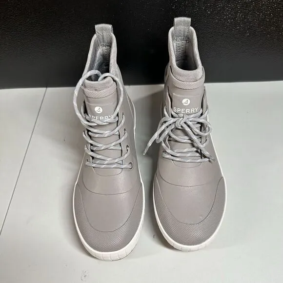 Sperry Torrent Waterproof Boots Womens 6.5 M Gray‎ Outdoor Ankle Lace Up NEW