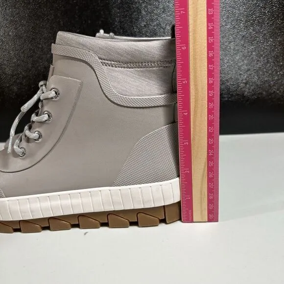 Sperry Torrent Waterproof Boots Womens 6.5 M Gray‎ Outdoor Ankle Lace Up NEW