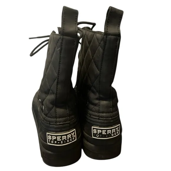 Sperry Women’s Black Winter Rainboots