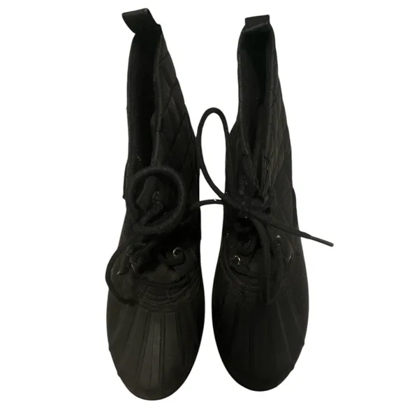 Sperry Women’s Black Winter Rainboots