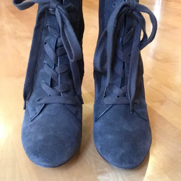 SPLENDID | Hacken Suede Leather Mid-Calf Lace-Up Boots