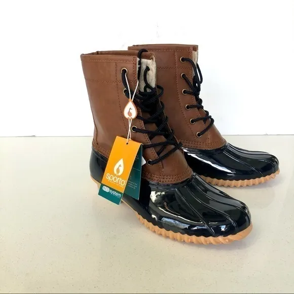 SPORTO Remi Duck Toe Boots women size 8 new