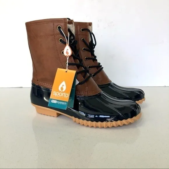 SPORTO Remi Duck Toe Boots women size 8 new