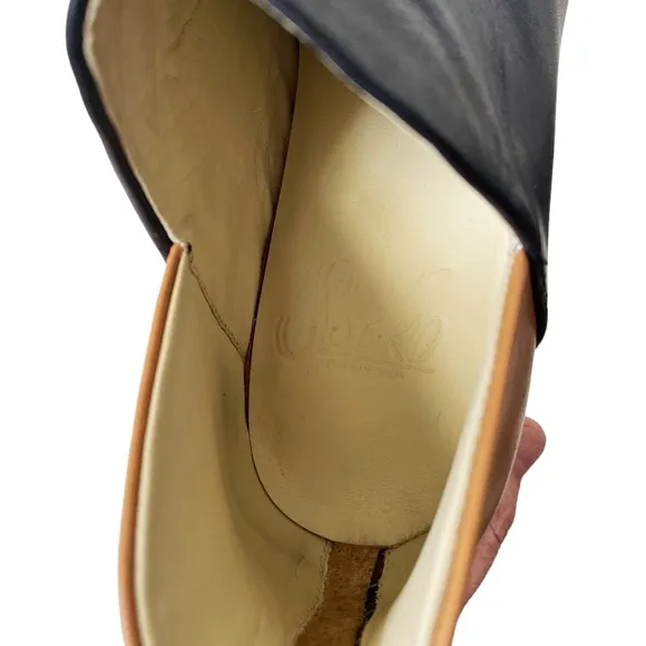 Sseko Two-Tone leather V Boot womens ankle boots size 8