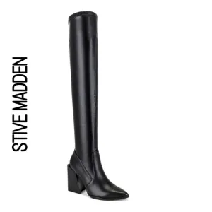 STIVE MADDEN Black Over-the-Knee Boots Size 8