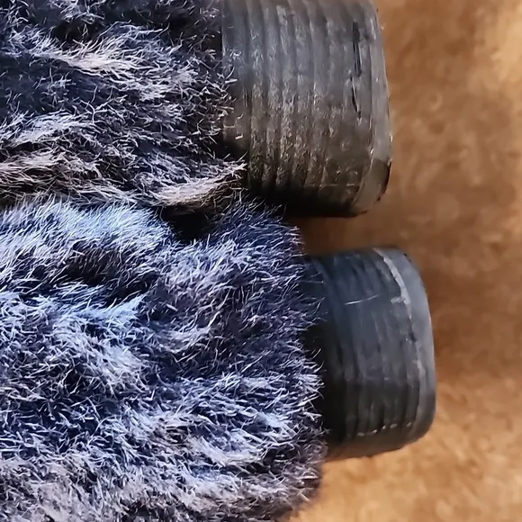 Stuart Weitsman Blizzard Shearling W/Fur Cuff Boots