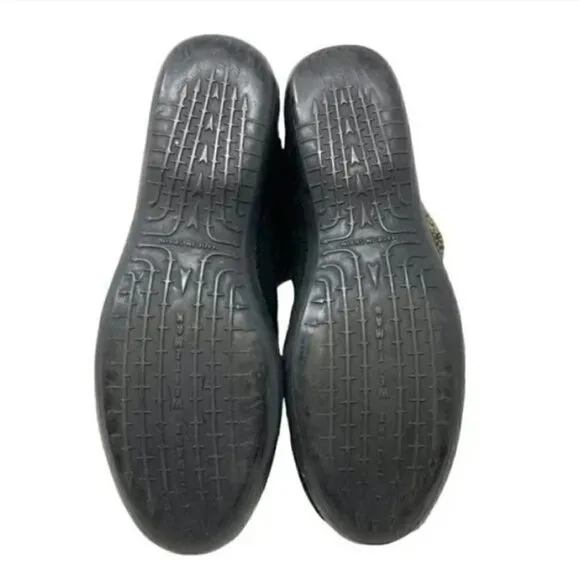 Stuart Weitzman Black Spanish Suede Slouch Wool Ankle Boots - Size 7.5