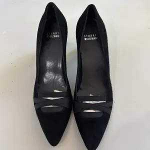 Stuart Weitzman Black Women's suede classic pumps Size 8.5N
