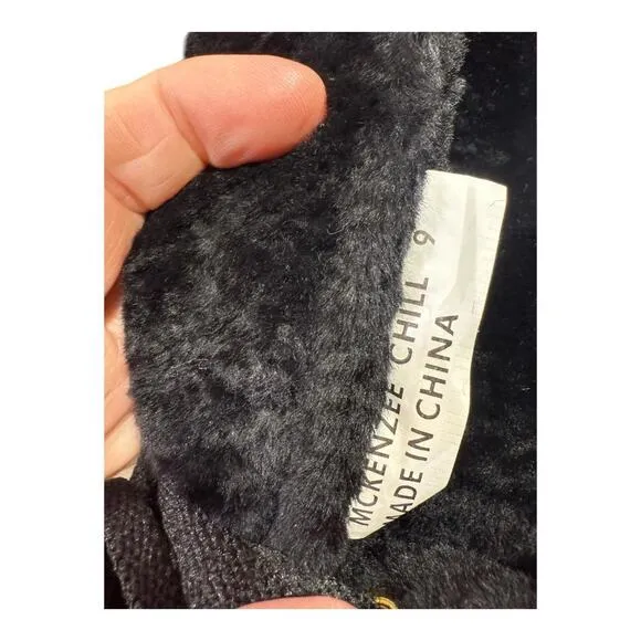 Stuart Weitzman McKenzee Chill Shearling Boots Women size 9 EUC