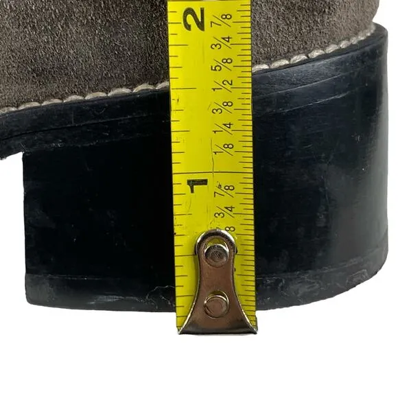 Stuart Weitzman Women’s Actnatural Gray Suede Pull On Ankle Boot Size US 9