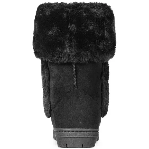 Style &amp; Co Black Witty Cold-Weather Boots