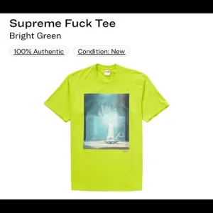 Supreme Fuc* Tee Shirt Green Med