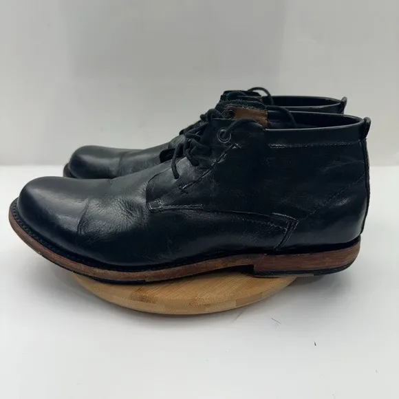 Sutro Footwear Men Black Leather Chukka Boot Size 11.5 Handcrafted Goodyear Welt