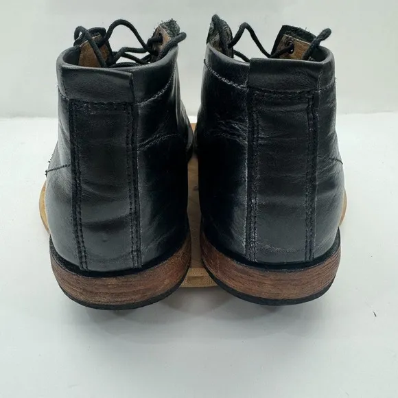 Sutro Footwear Men Black Leather Chukka Boot Size 11.5 Handcrafted Goodyear Welt