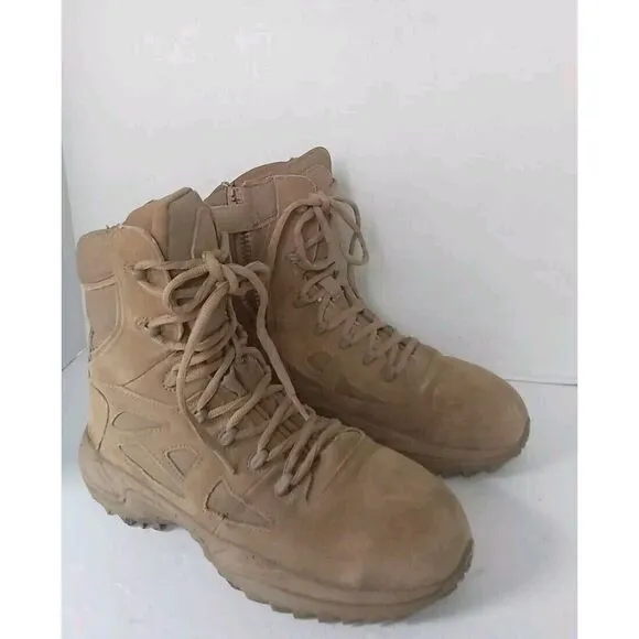 Tactical Military Combat Boots Desert Tan High-Top Lace-Up Hiking Work Boots‎