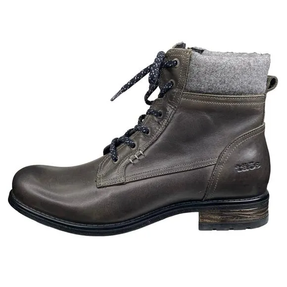 Taos Women's Cutie Brown Leather Lace Up Ankle Boot Size 40 US 9.0/9.5