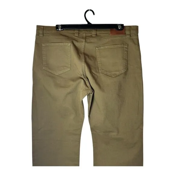 Tecovas Jeans Men 40 Brown Tan Denim Everyday Straight Leg Western Cowboy Farm