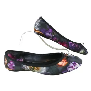 Ted Baker London Imme floral ballet flats shoes NEW Size US 7 EU 38 #855
